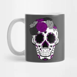 Asexual | Demisexual Pride - Sugarskull Dia De los Muertos Mug